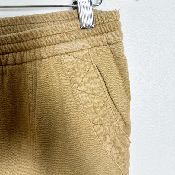 Aritzia Wilfred Free Tan Brown Cotton Jogger Pants sz M - Picture 3 of 9